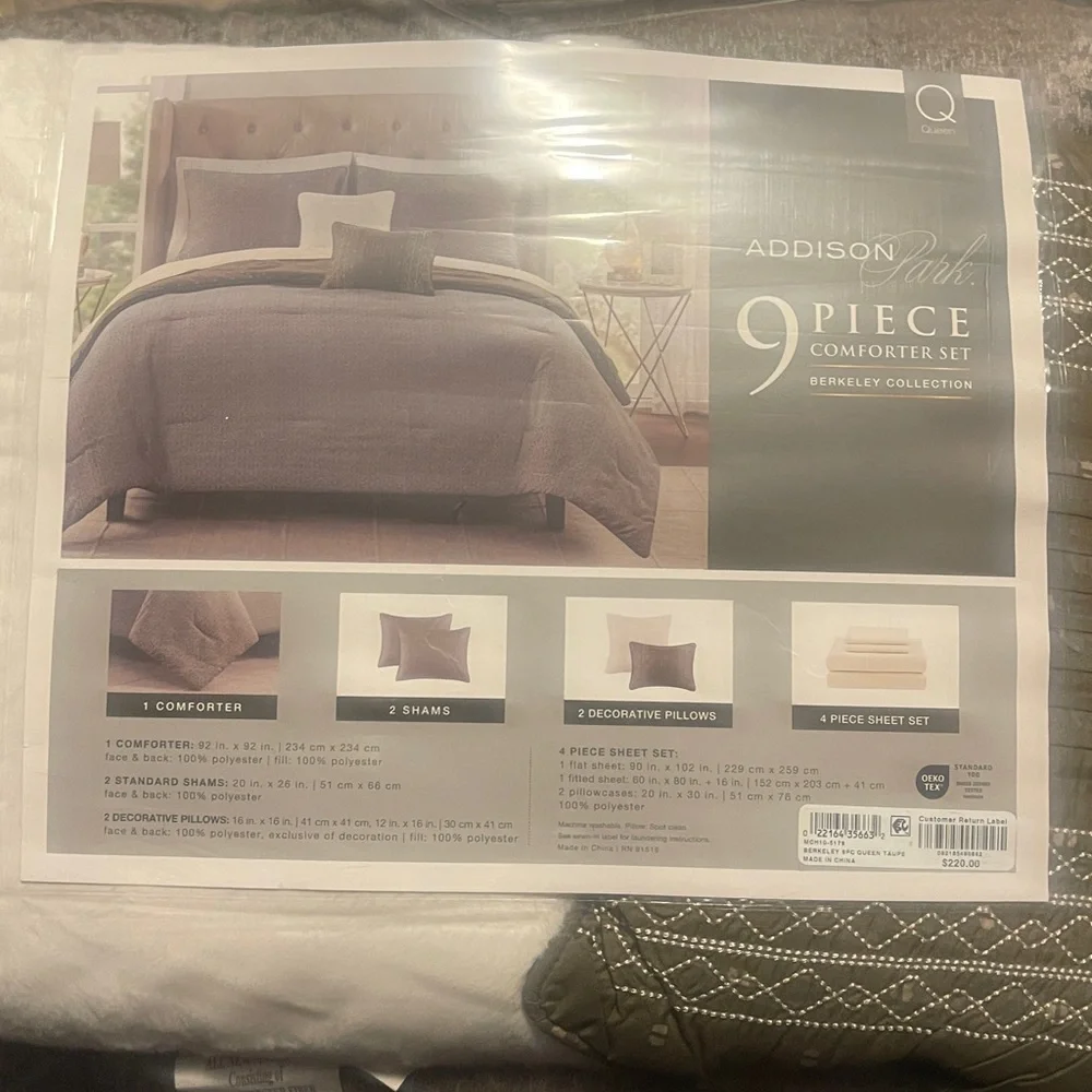 Addison Park 9 piece Comforter Set
